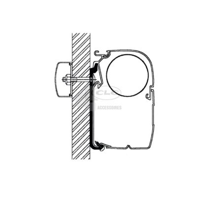 Adaptateur de stores plat